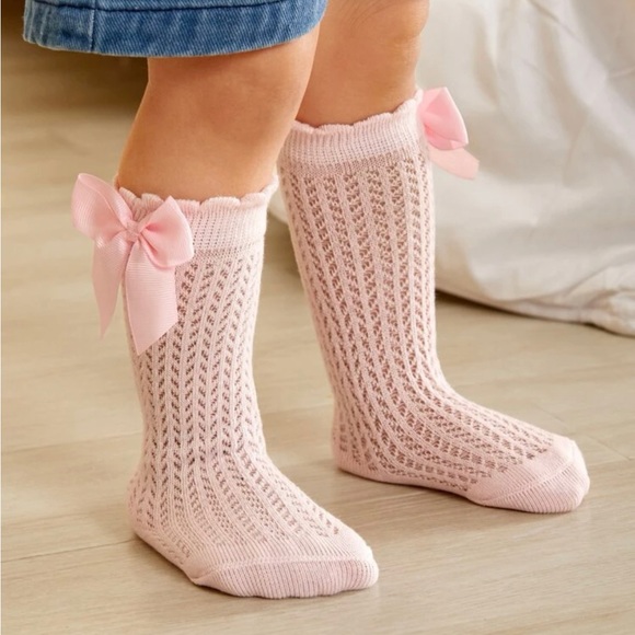 Bow decor over the calf socks - Picture 6 of 10